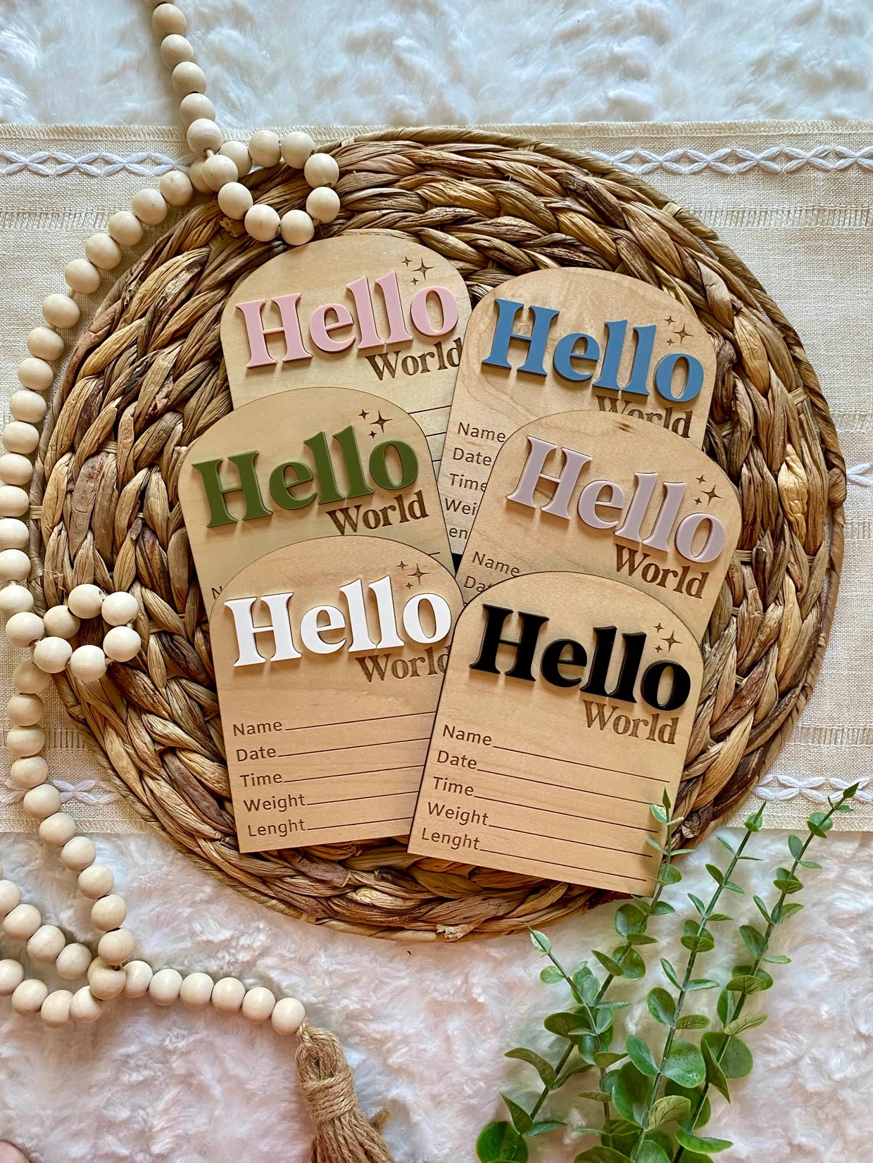 Hello World Birth Stat Sign