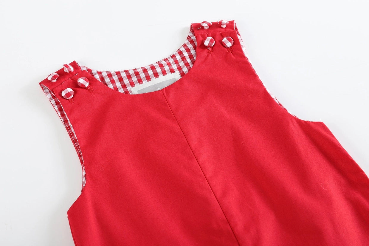 Red Gingham Trim JonJon