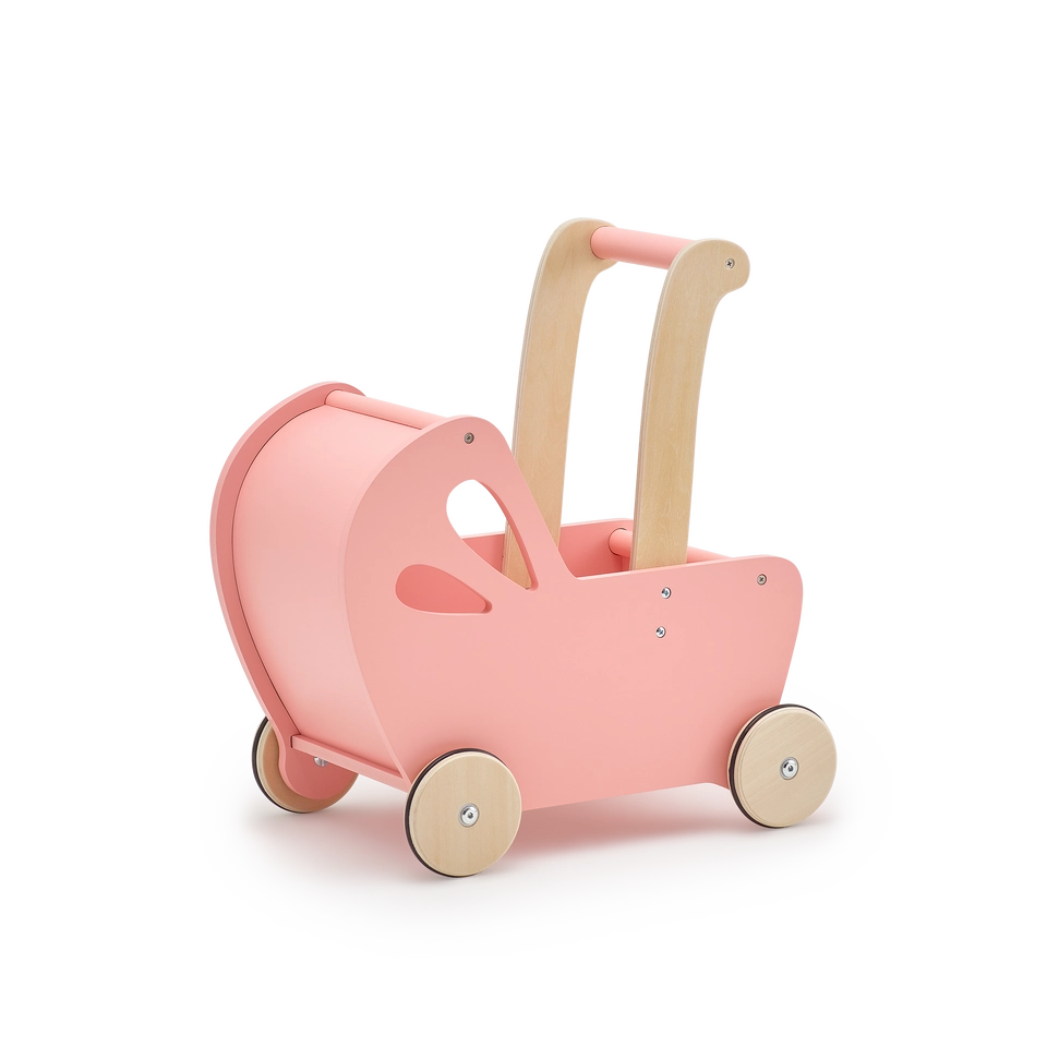 Wooden Doll Pram