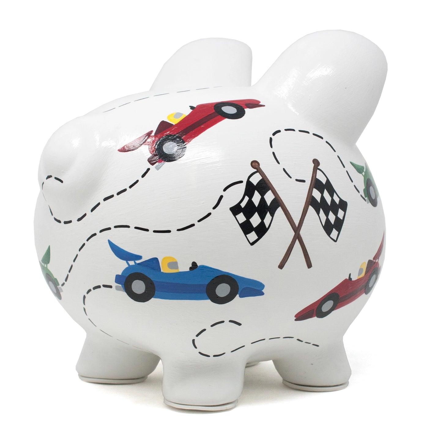 Race Car Piggy Bank
