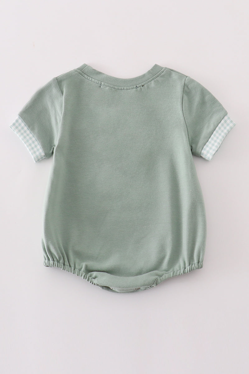 Green Gingham Pocket Bubble