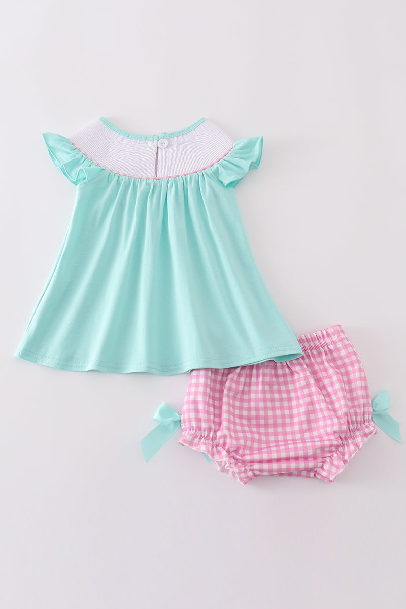 Smocked Princess Bloomer Set