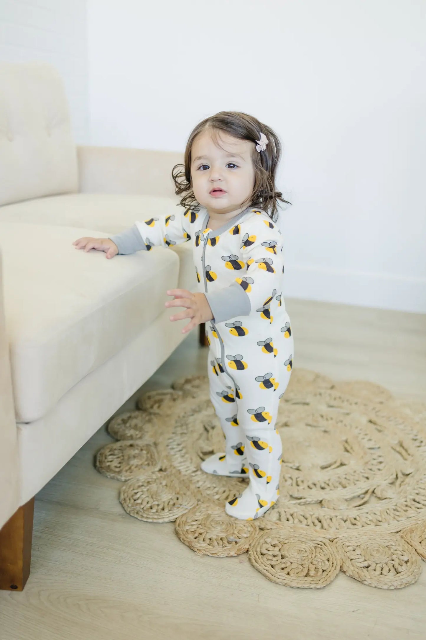 Bumble Bee Organic Baby Footie Pajamas