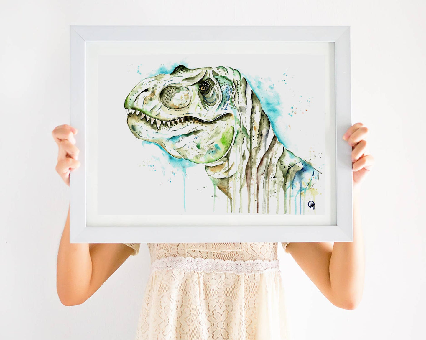 Tom the T Rex Art Print
