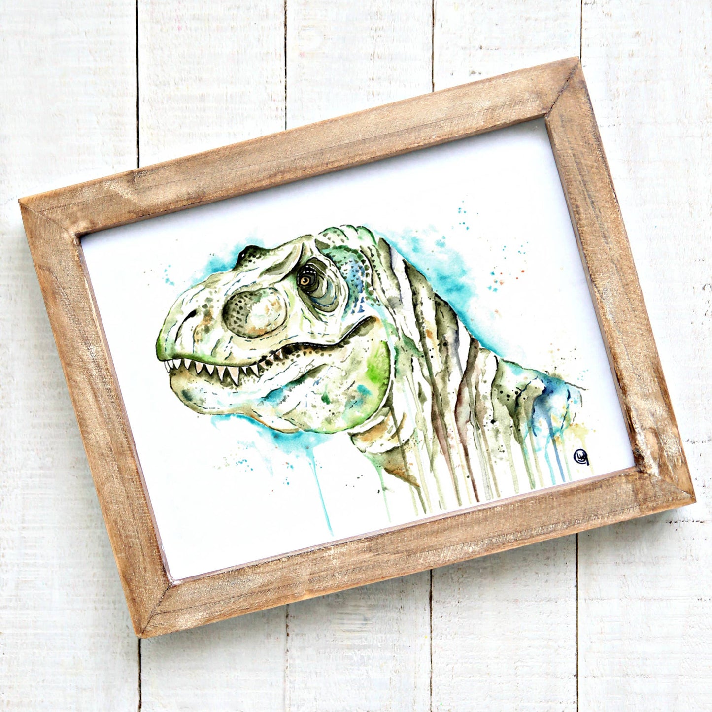 Tom the T Rex Art Print