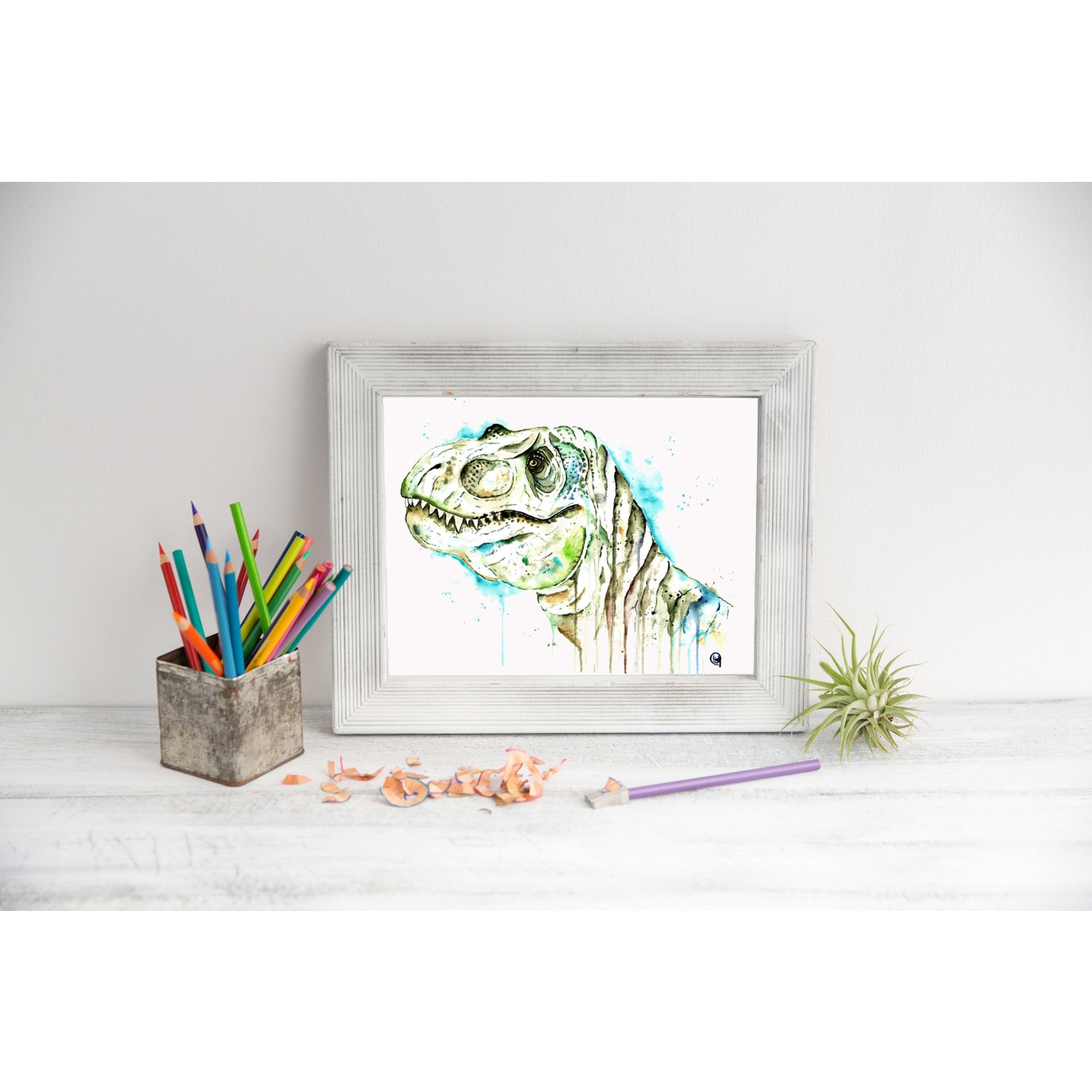Tom the T Rex Art Print