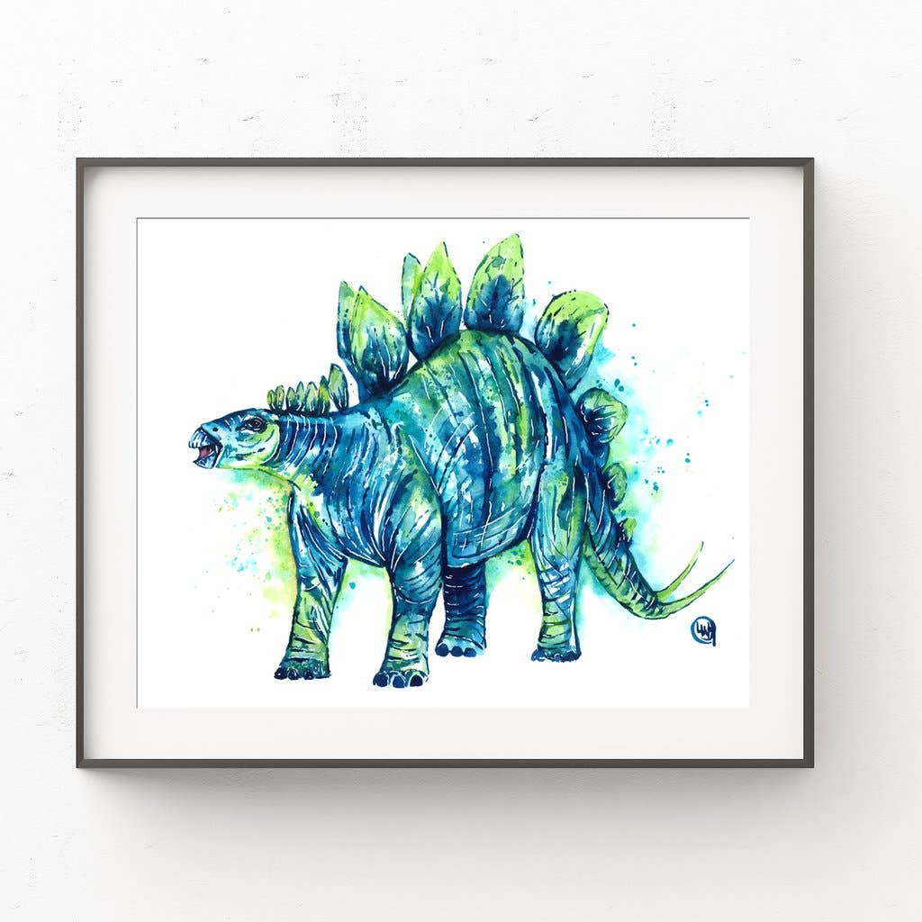 Stegosaurus Art Print