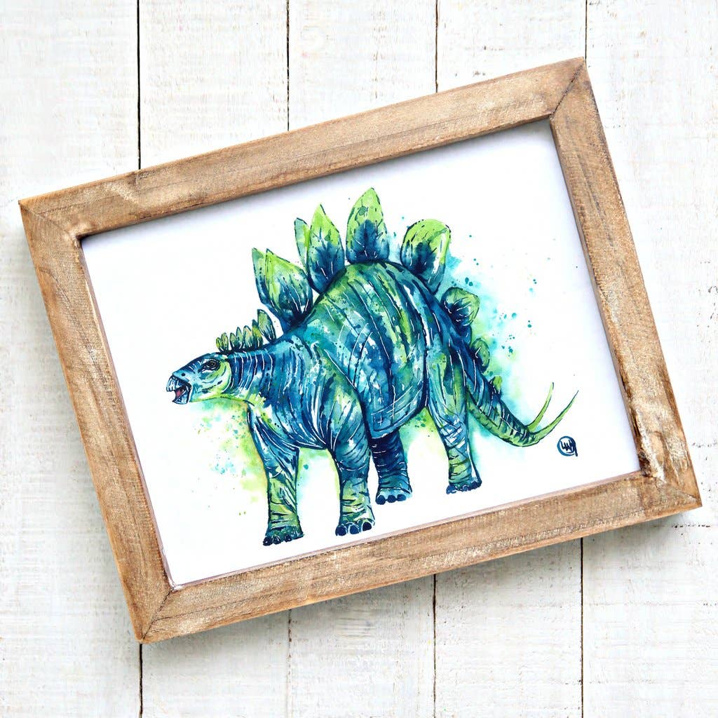 Stegosaurus Art Print