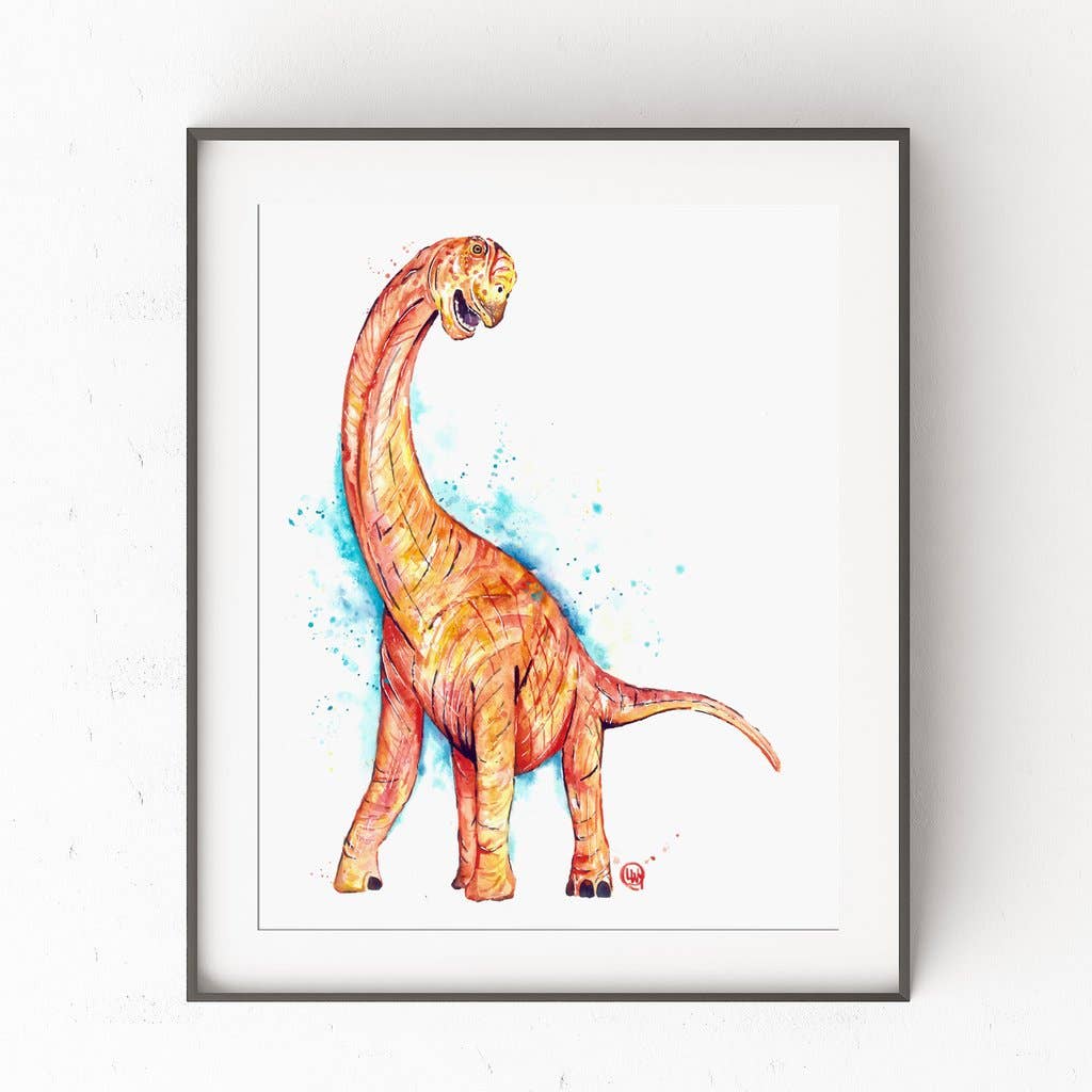 Brachiosaurus Art Print
