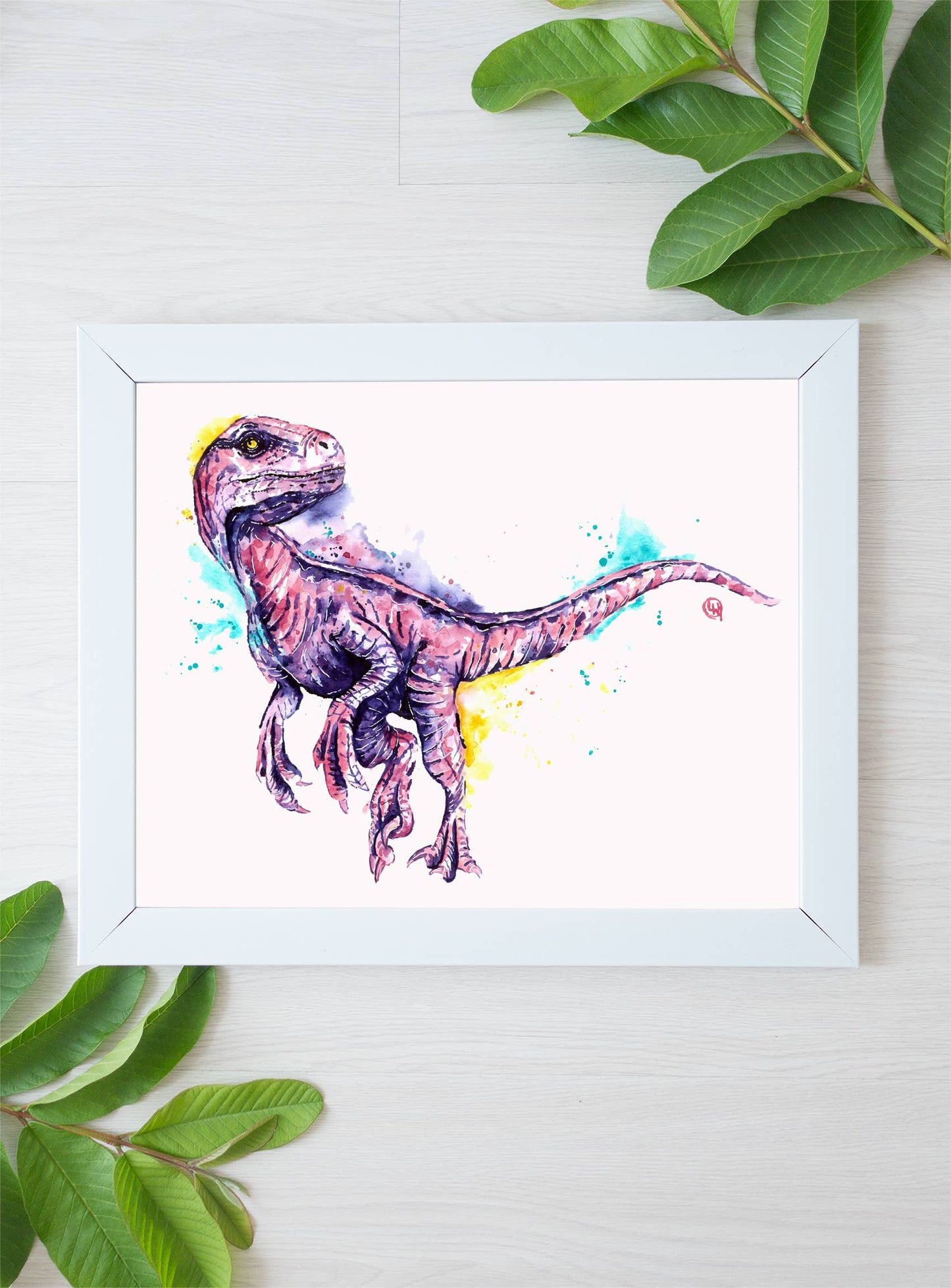Blue the Raptor Art Print