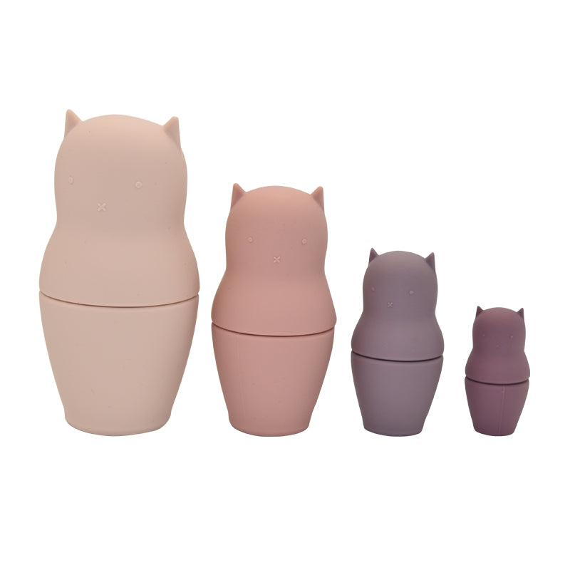 Nesting Dolls - Silicone - Teether - Bath - Stacker - 2 Designs