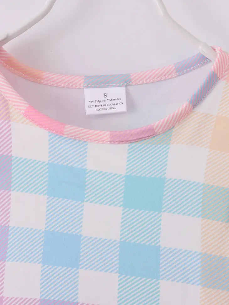 Colorful Plaid Dress