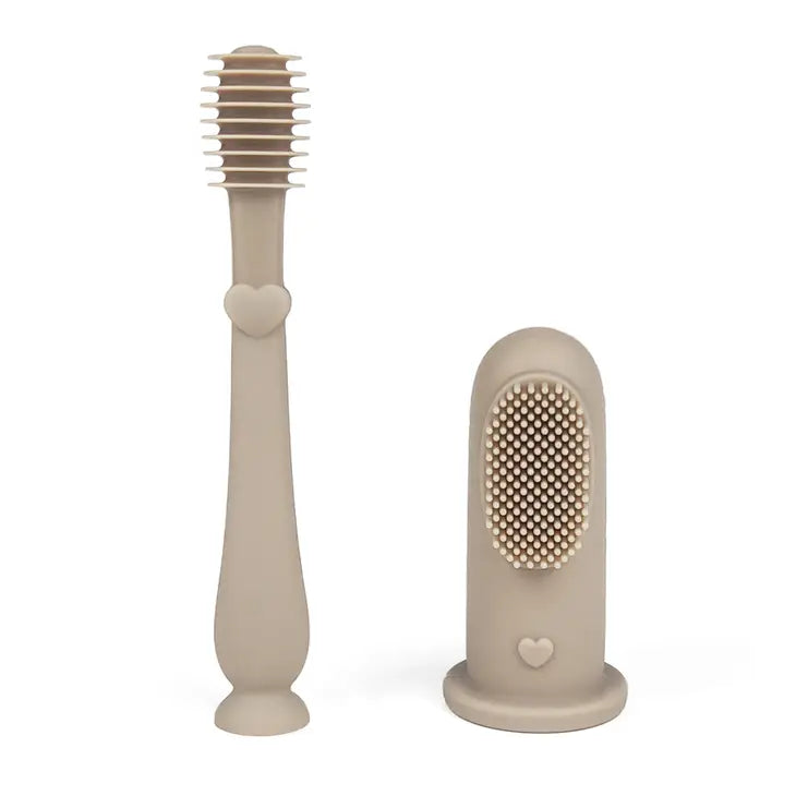 Baby Finger Toothbrush & Tongue Cleaner Oral Set