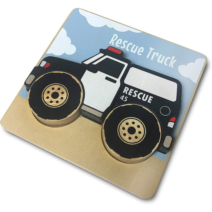 Vehicles Puzzles 3-Pack - Chunky Pieces 5 piece Puzzles