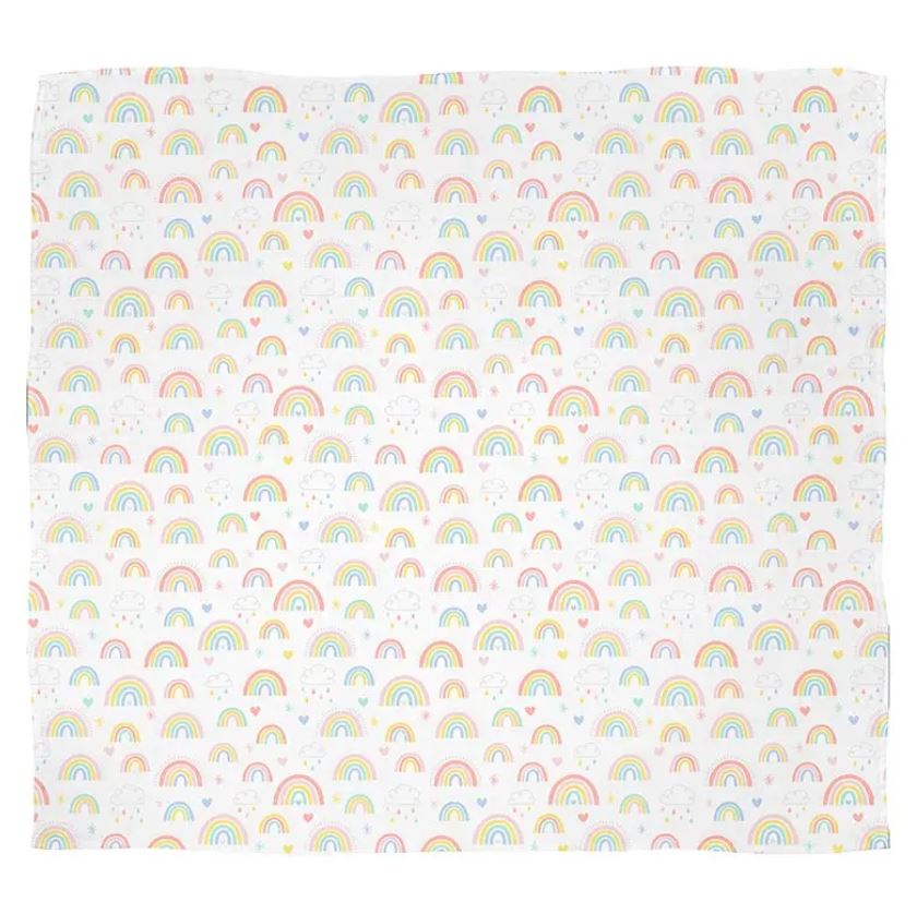 Rainbow Swaddle Blanket