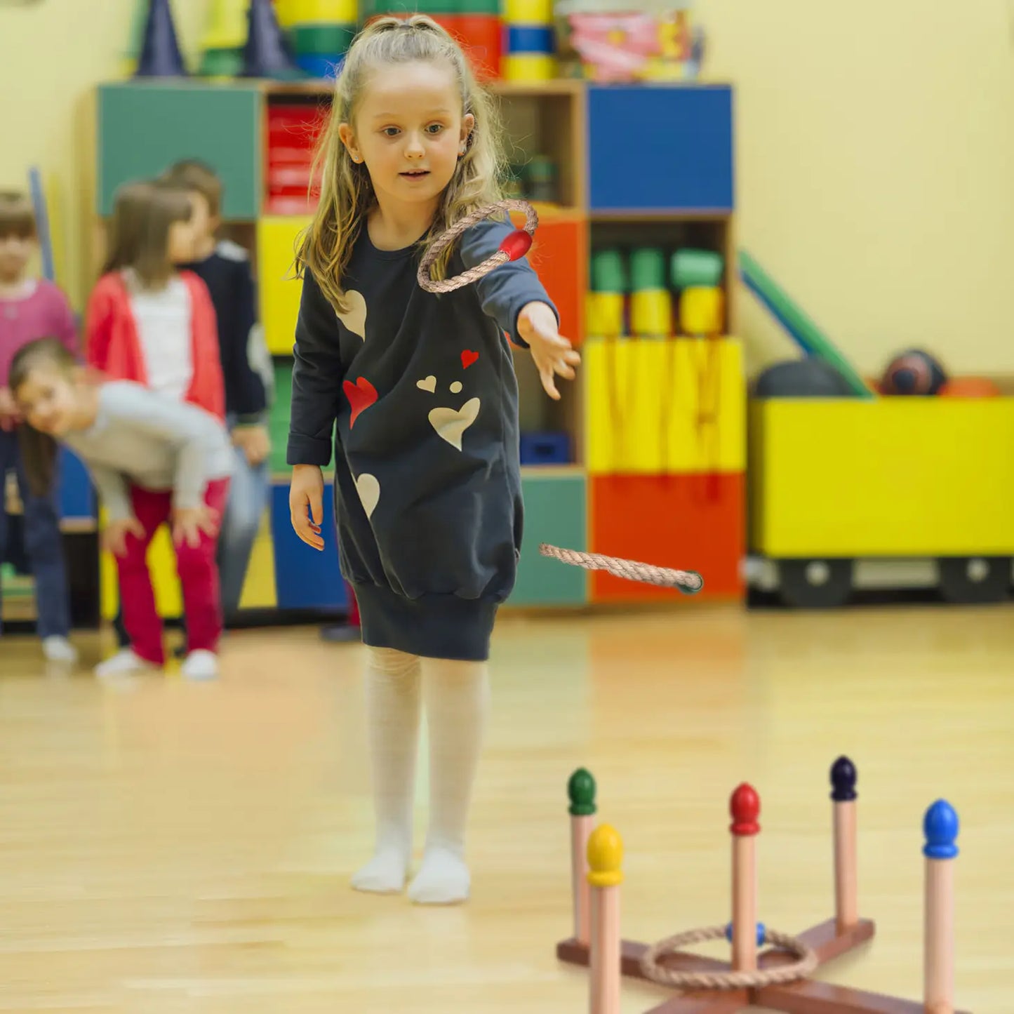 Wooden Ring Toss Outdoor Game