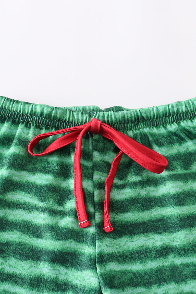 Watermelon Hooded Shorts Set