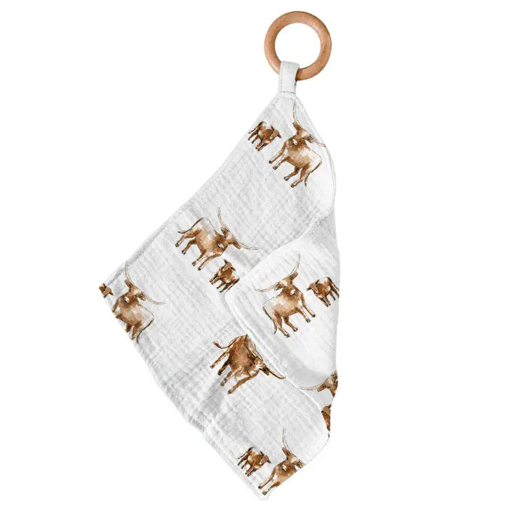 Longhorn Blankie Teether