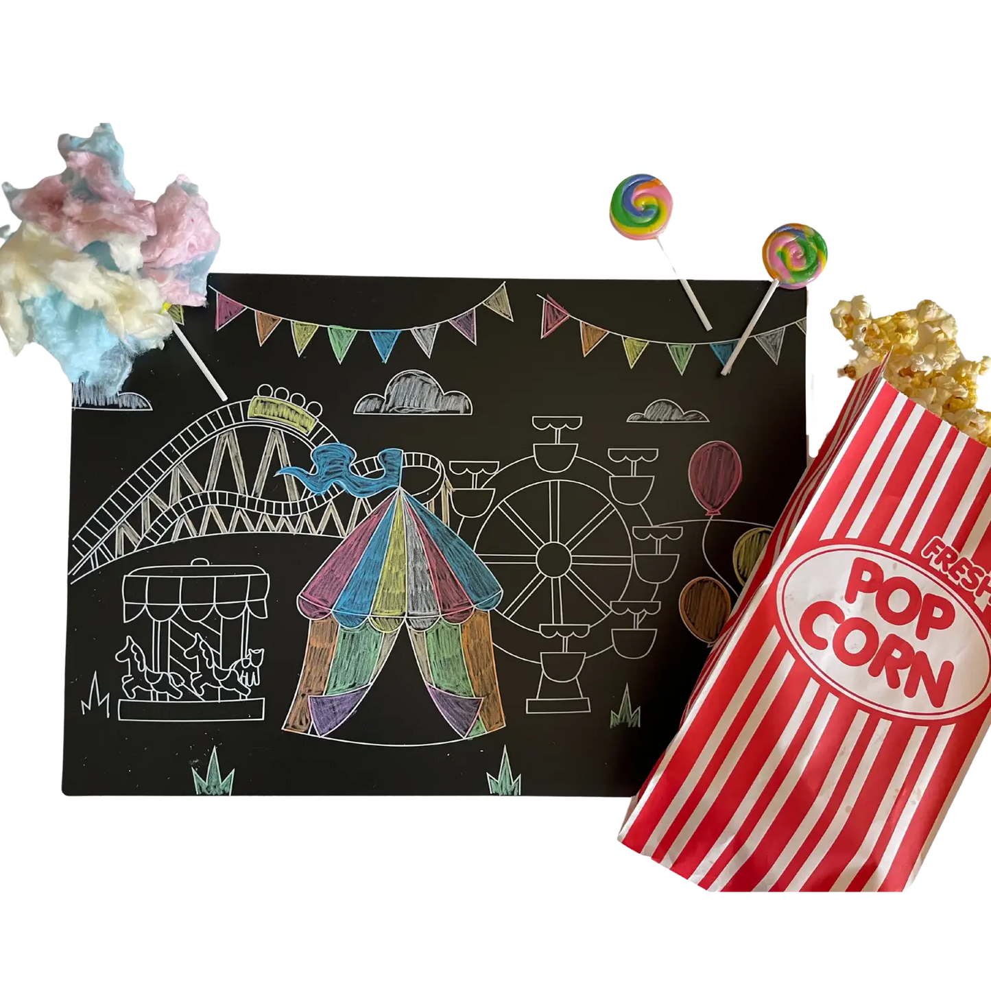 Chalkboard Placemat Carnival