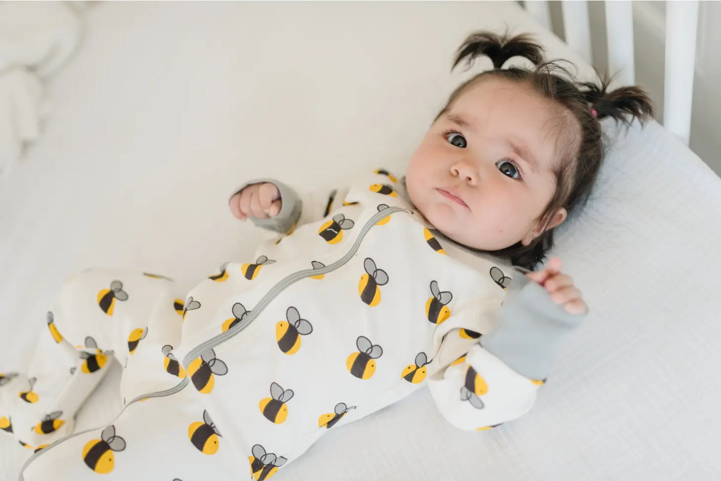 Bumble Bee Organic Baby Footie Pajamas