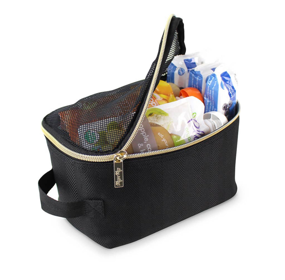 Itzy Ritzy Black & Gold Pack Like a Boss Diaper Bag Packing Cubes