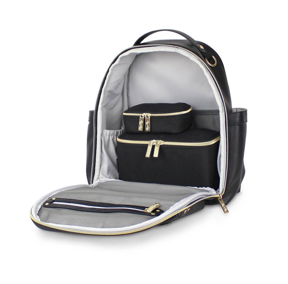 Itzy Ritzy Black & Gold Pack Like a Boss Diaper Bag Packing Cubes