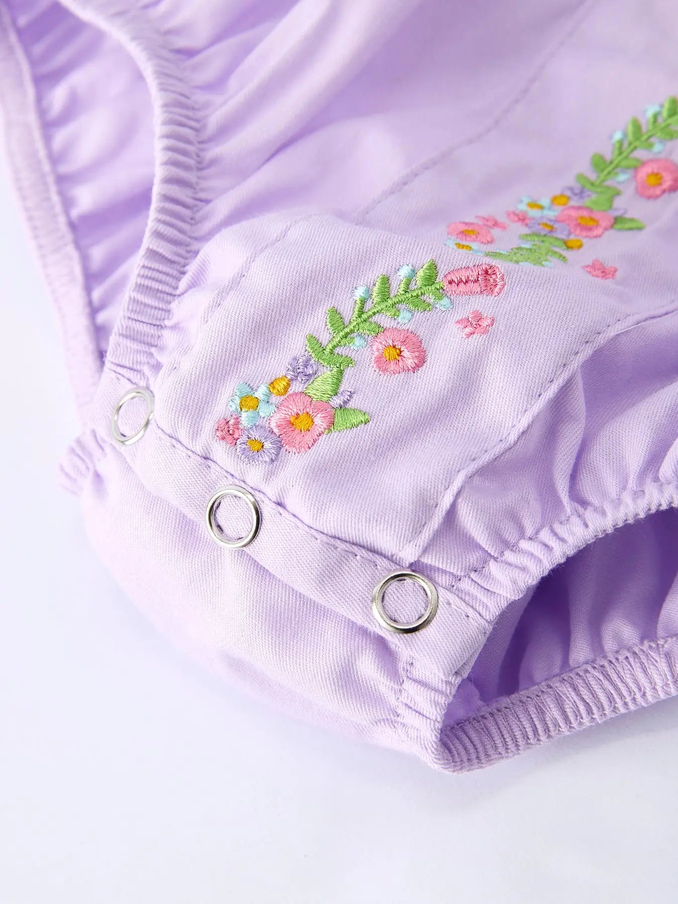Smock/Embroidered Purple Bubble