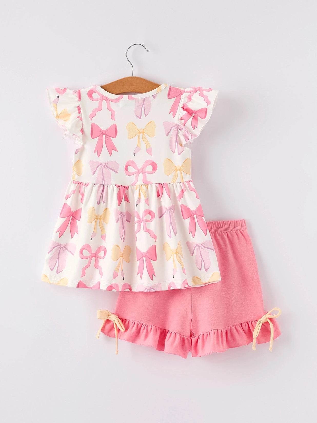 School Bows Shorts Set
