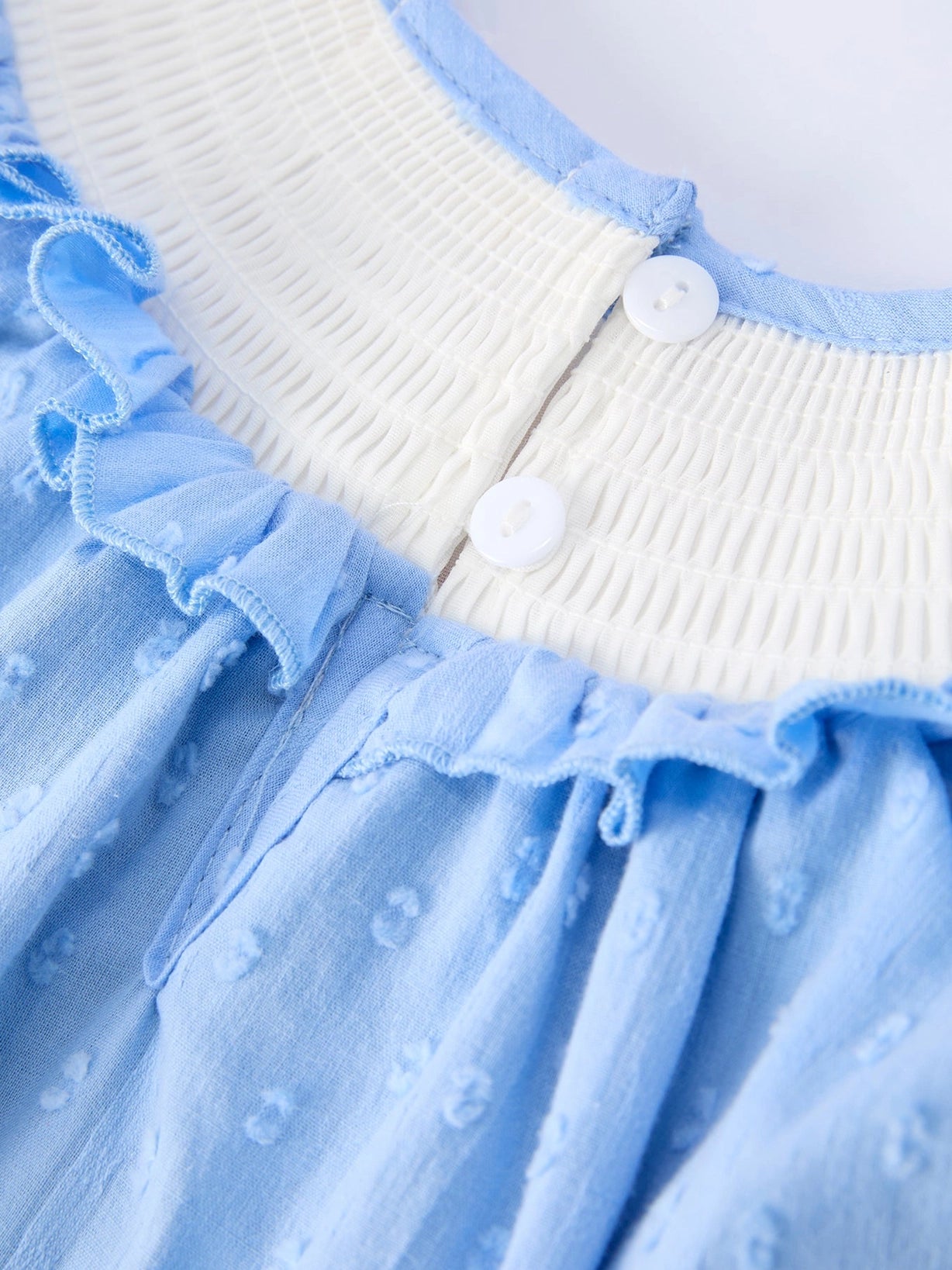 Smocked Flag BittyDot Set