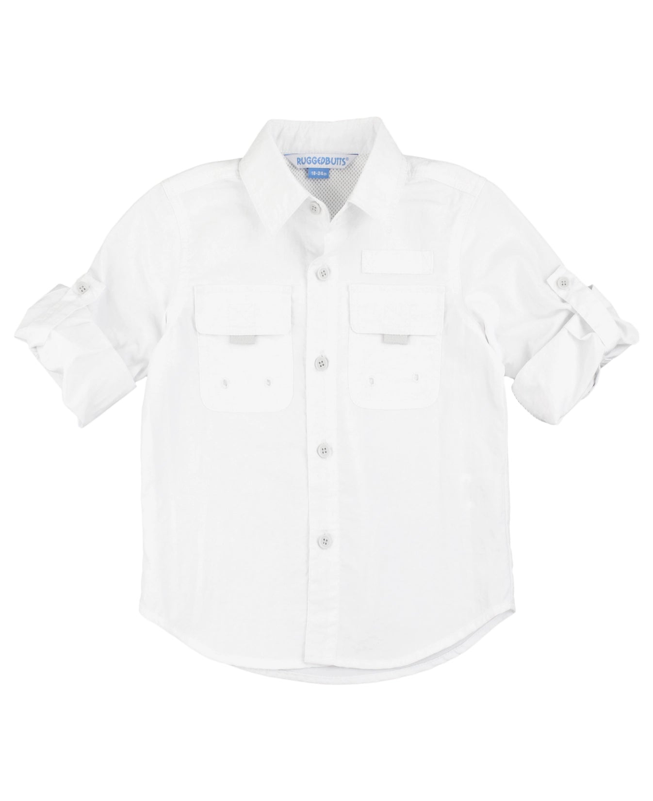 Boys White Button Down