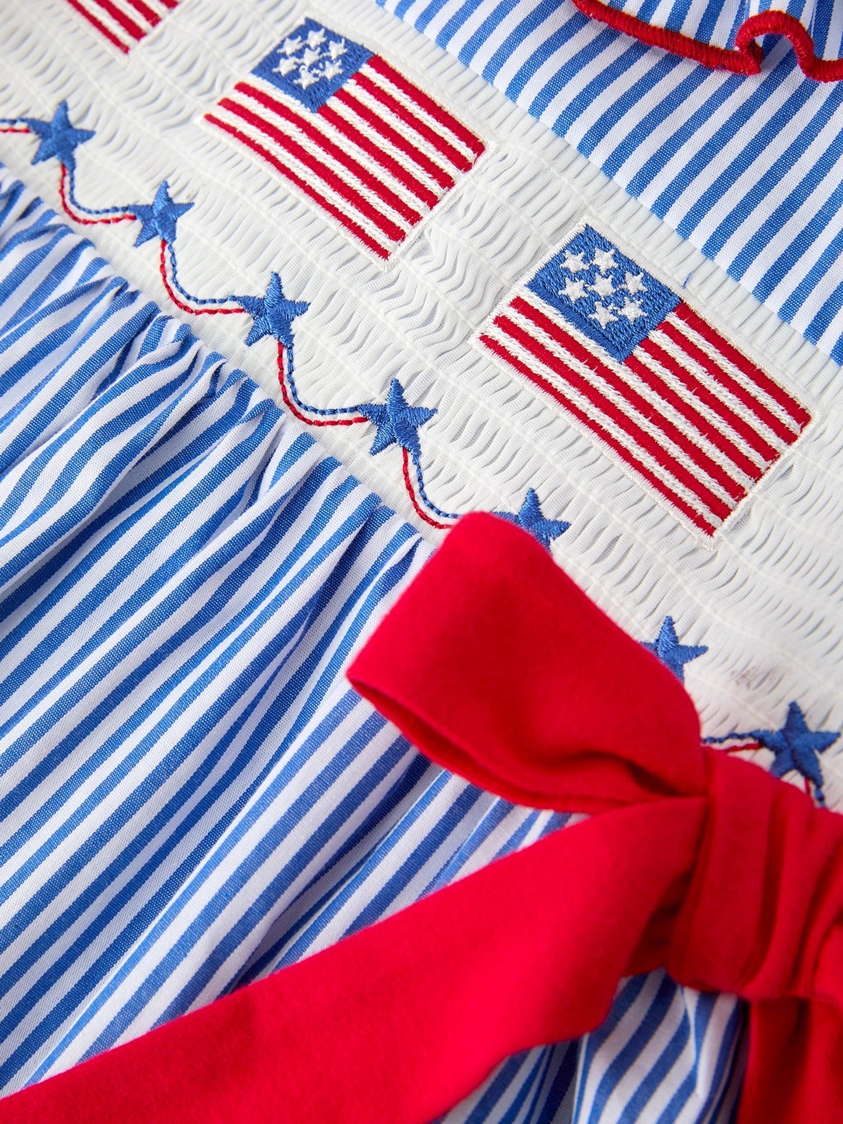 Smocked Flag Trio Dress