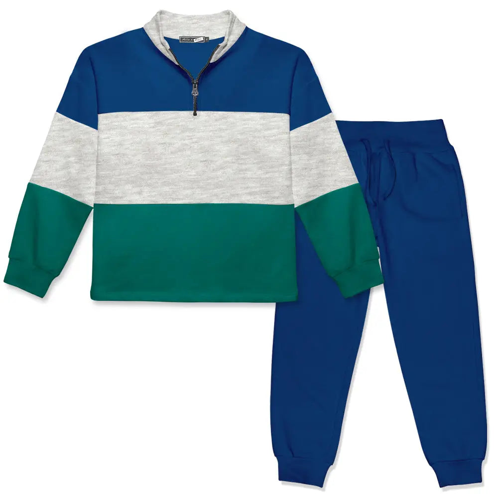 Colorblock Jogger Set