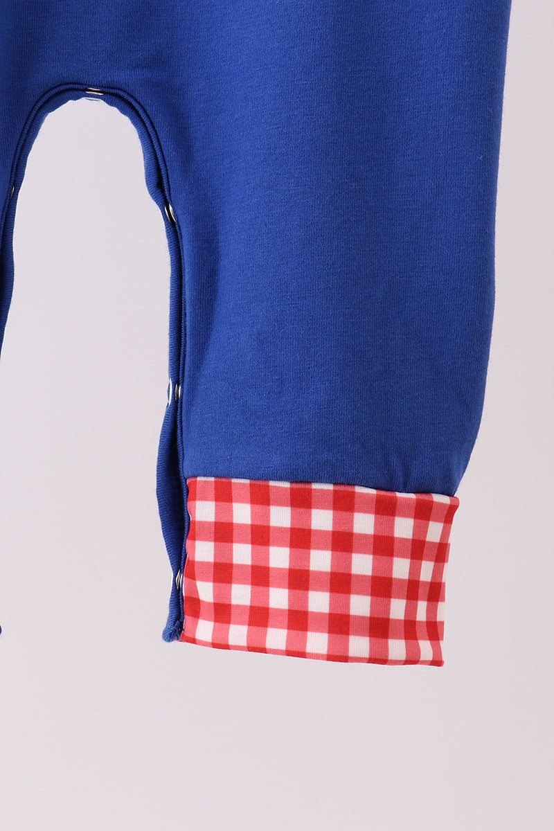 Blue Hero Romper