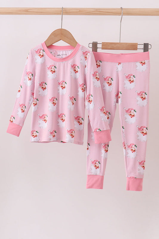 Vintage Pink Santa Set