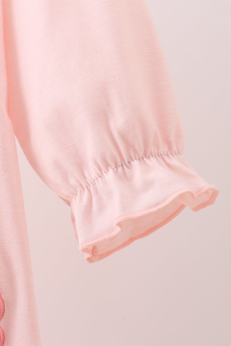 Pink Floral Bow Dress