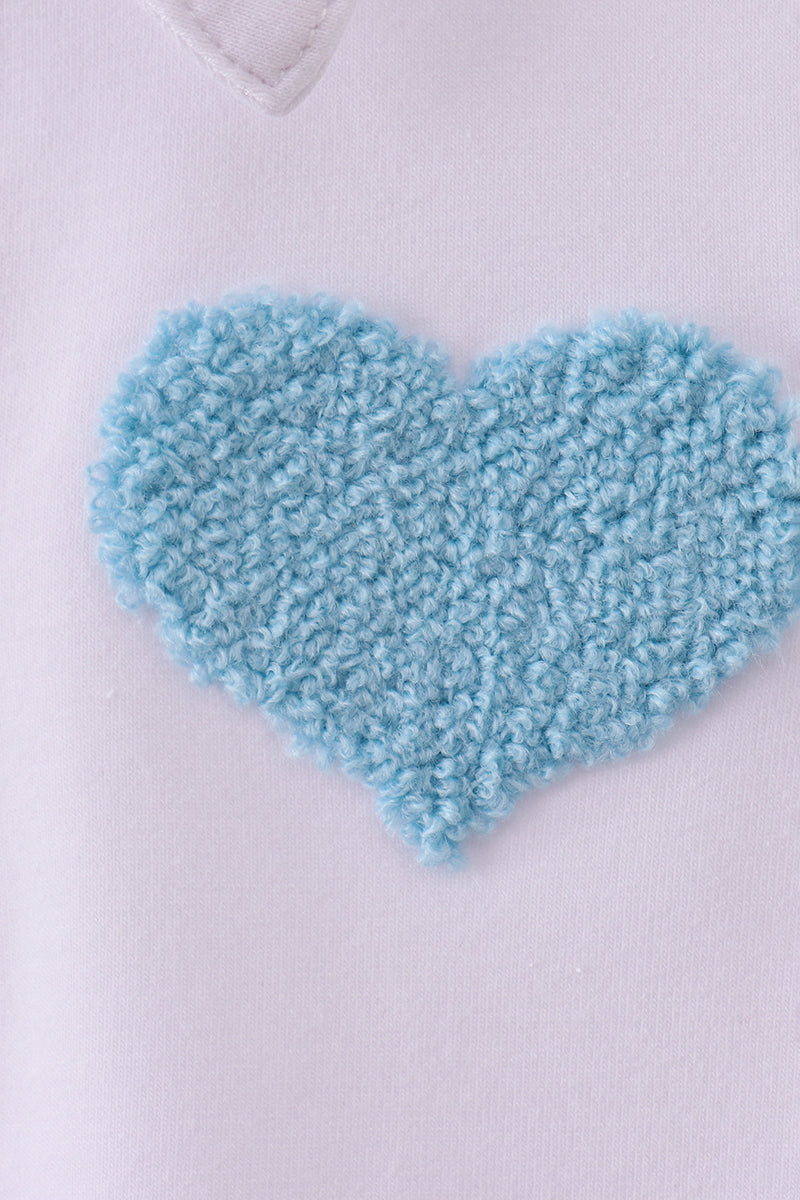 Heart French Knot LS Polo