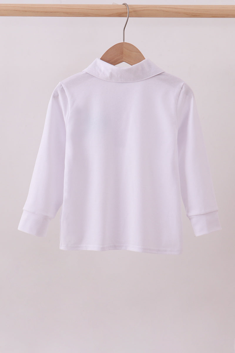 Heart French Knot LS Polo