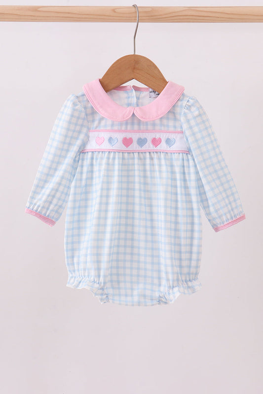 Hearts Gingham Bubble