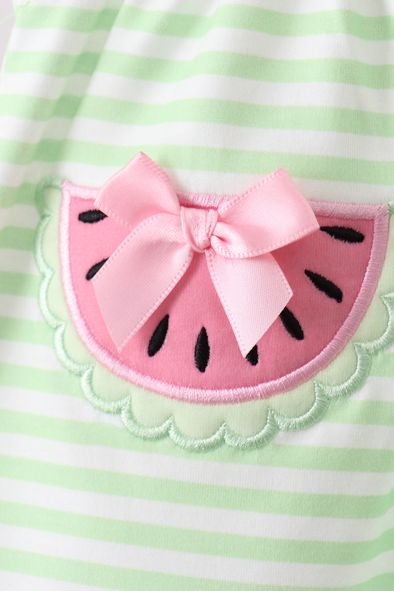 Green Watermelon Shorts Set