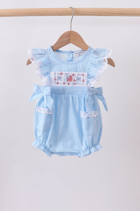 Flag Jacquard Ruffle Bubble