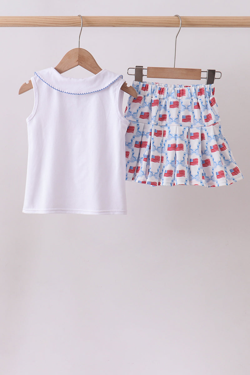 Flag Skort Set