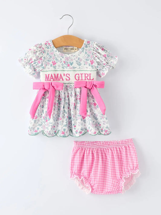 Smocked Mama's Girl Set