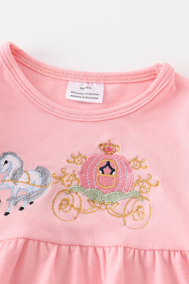 Princess Carriage Embroidered Bubble