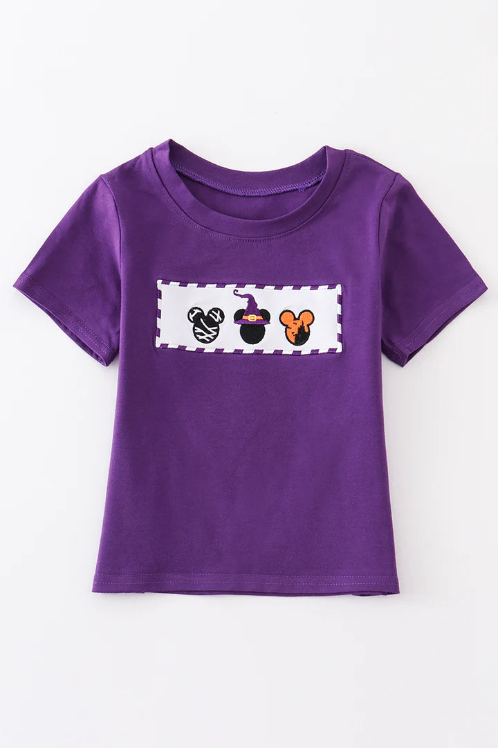 Spooky Mouse Embroidered Tee