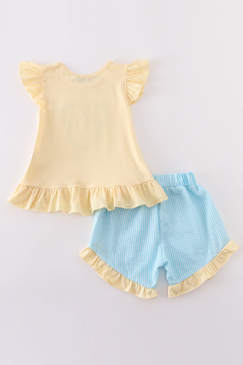 Yellow Mouse Ruffle Set