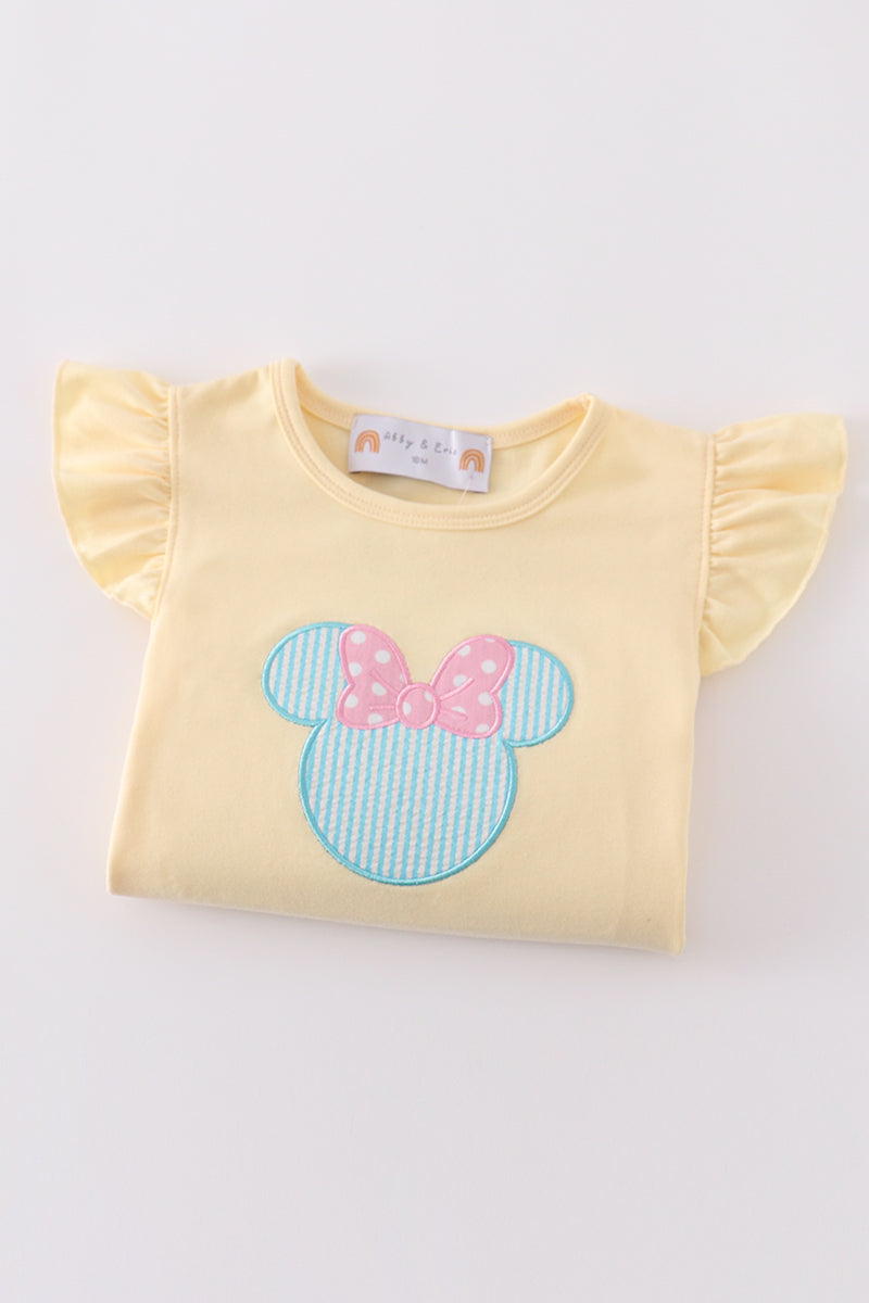 Yellow Mouse Ruffle Set