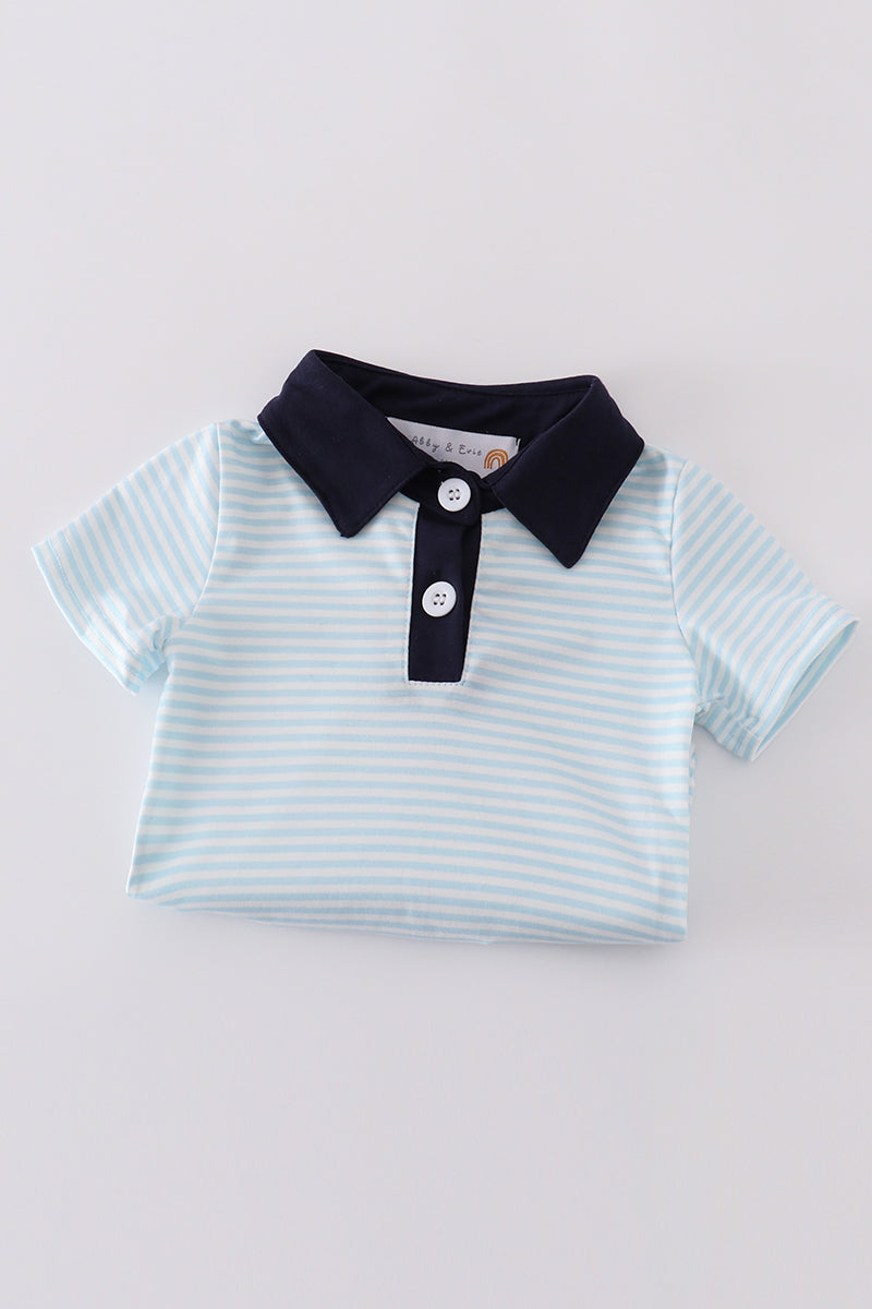 Blue Navy Polo Bubble