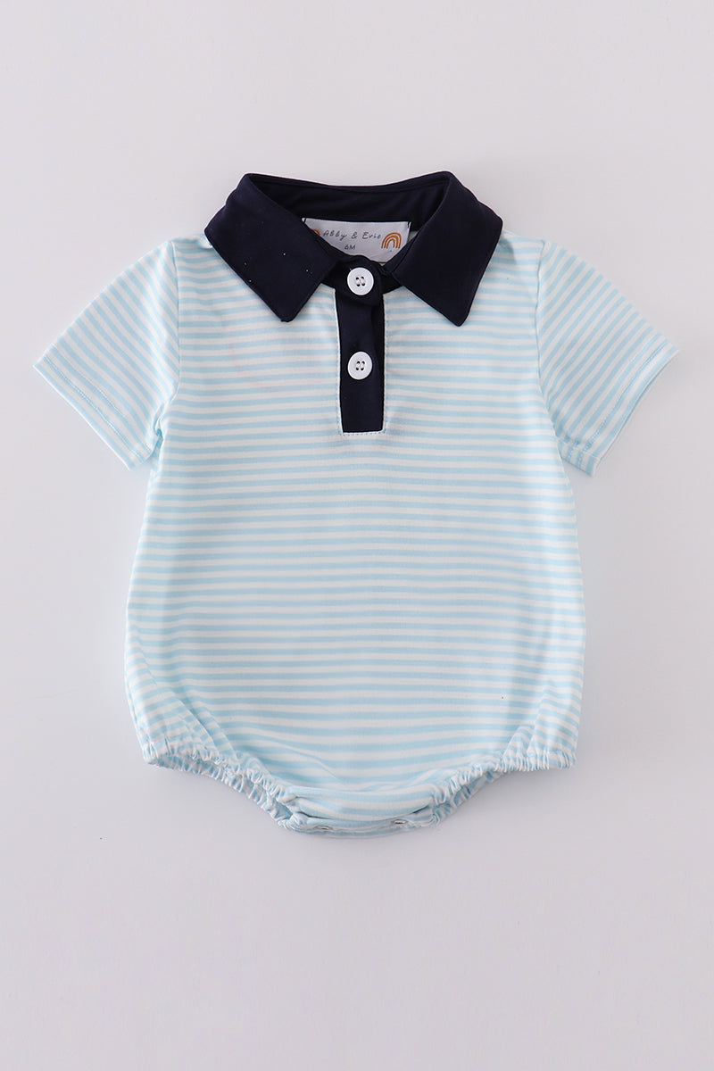 Blue Navy Polo Bubble