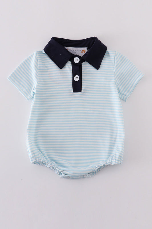 Blue Navy Polo Bubble