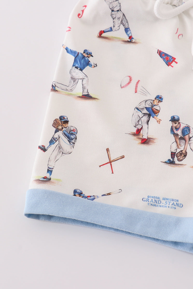 Baseball Shorts PJ Set